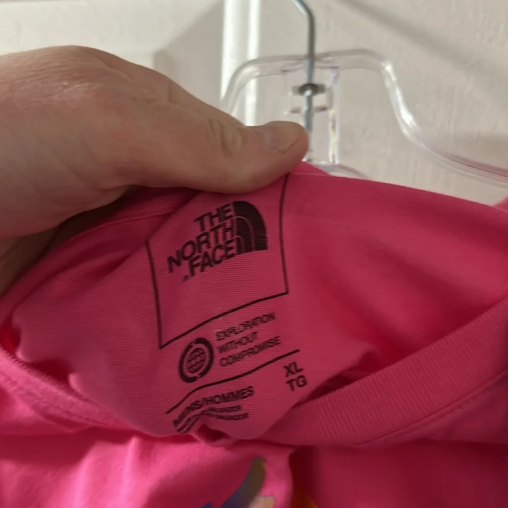 The North Face Pride Short Sleeve T-Shirt: PINK: NEW WITH TAGS: SIZE XL